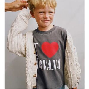 ZARA GARMENT DYE NIRVANA T-SHIRT